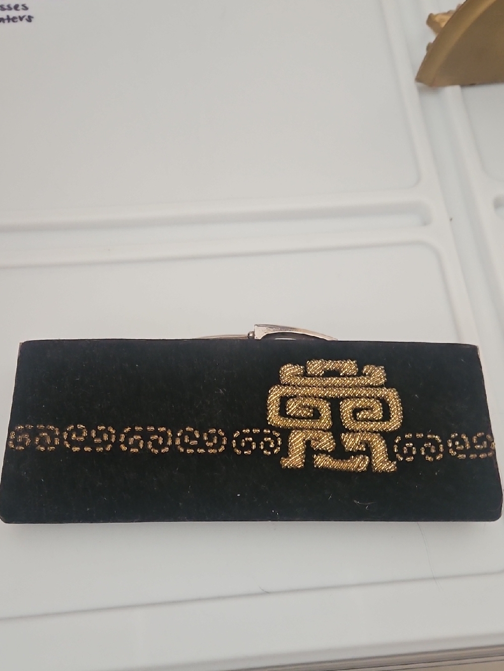 Vintage 70s Beaded Small Clutch